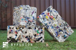 byfusion byblocks made from recycled plastic