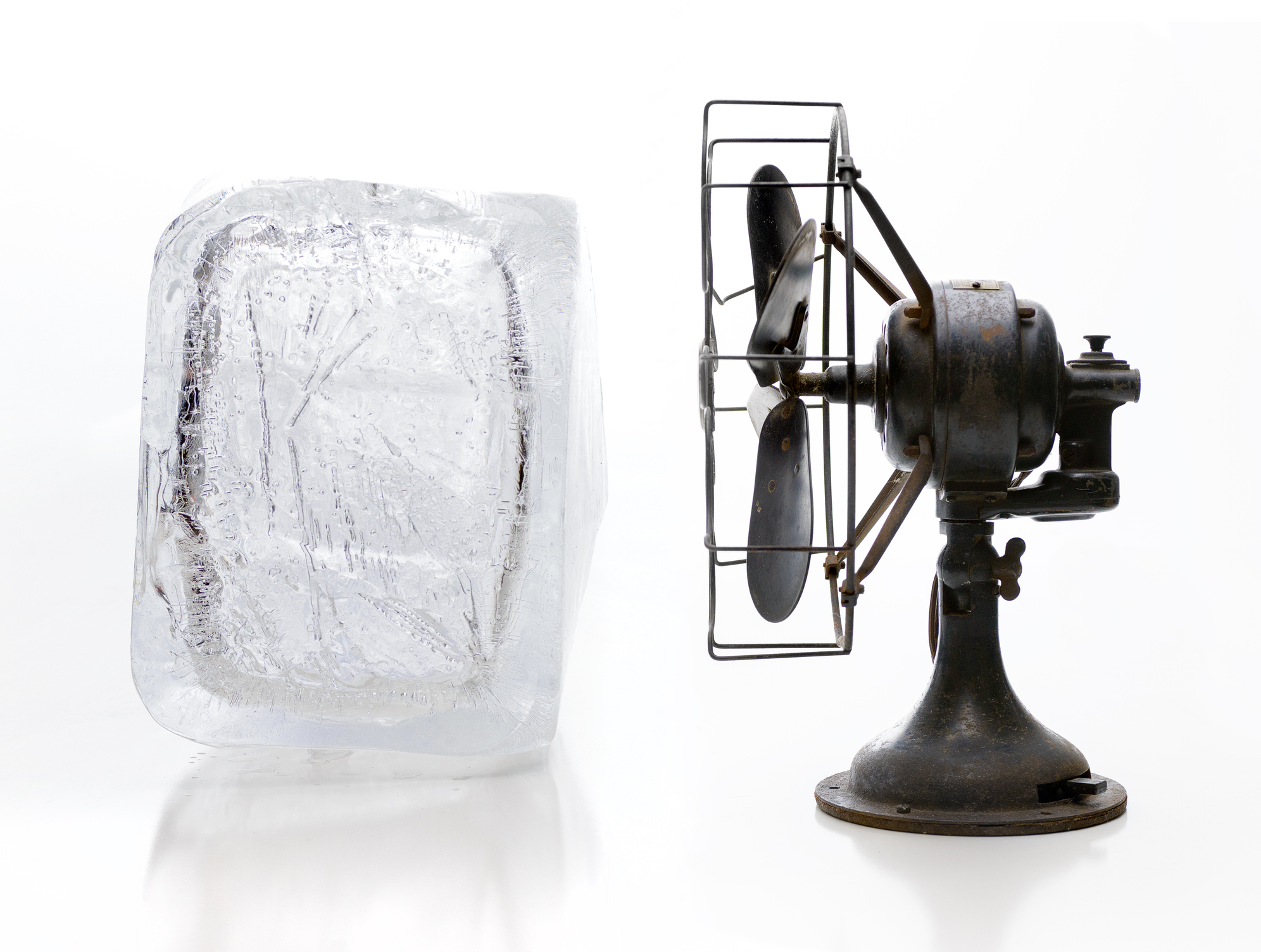 make your own air conditioner with ice