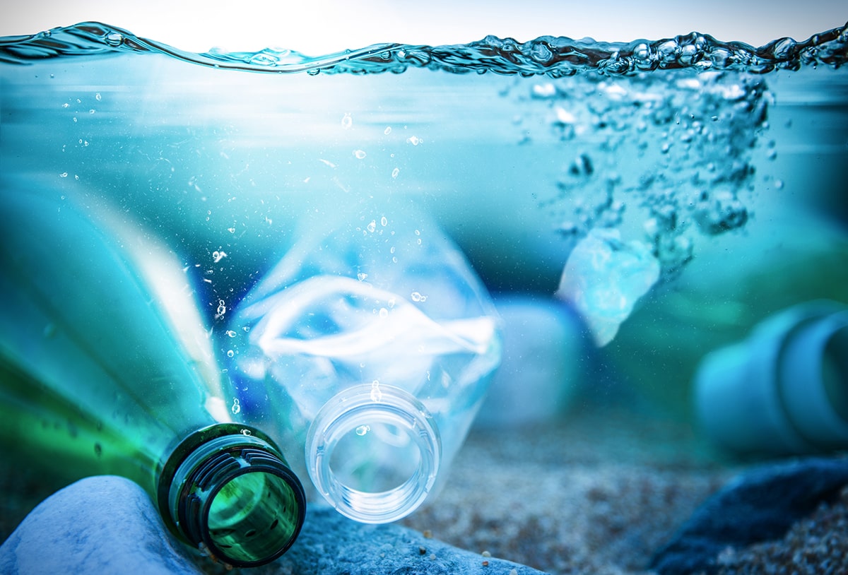 plastic bottles water